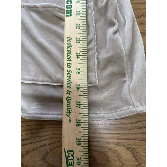 Soft Surroundings Open Cardigan Women Size PM Petite Brown Velvet‎ Shawl Collar - Picture 6 of 12